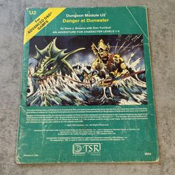 Dungeons & Dragons D&D "Danger at Dunwater" (1st Ed., 1982) TSR#9064