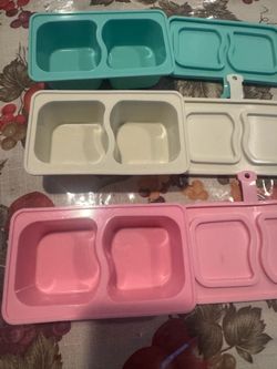 4 Contenedores de silicona