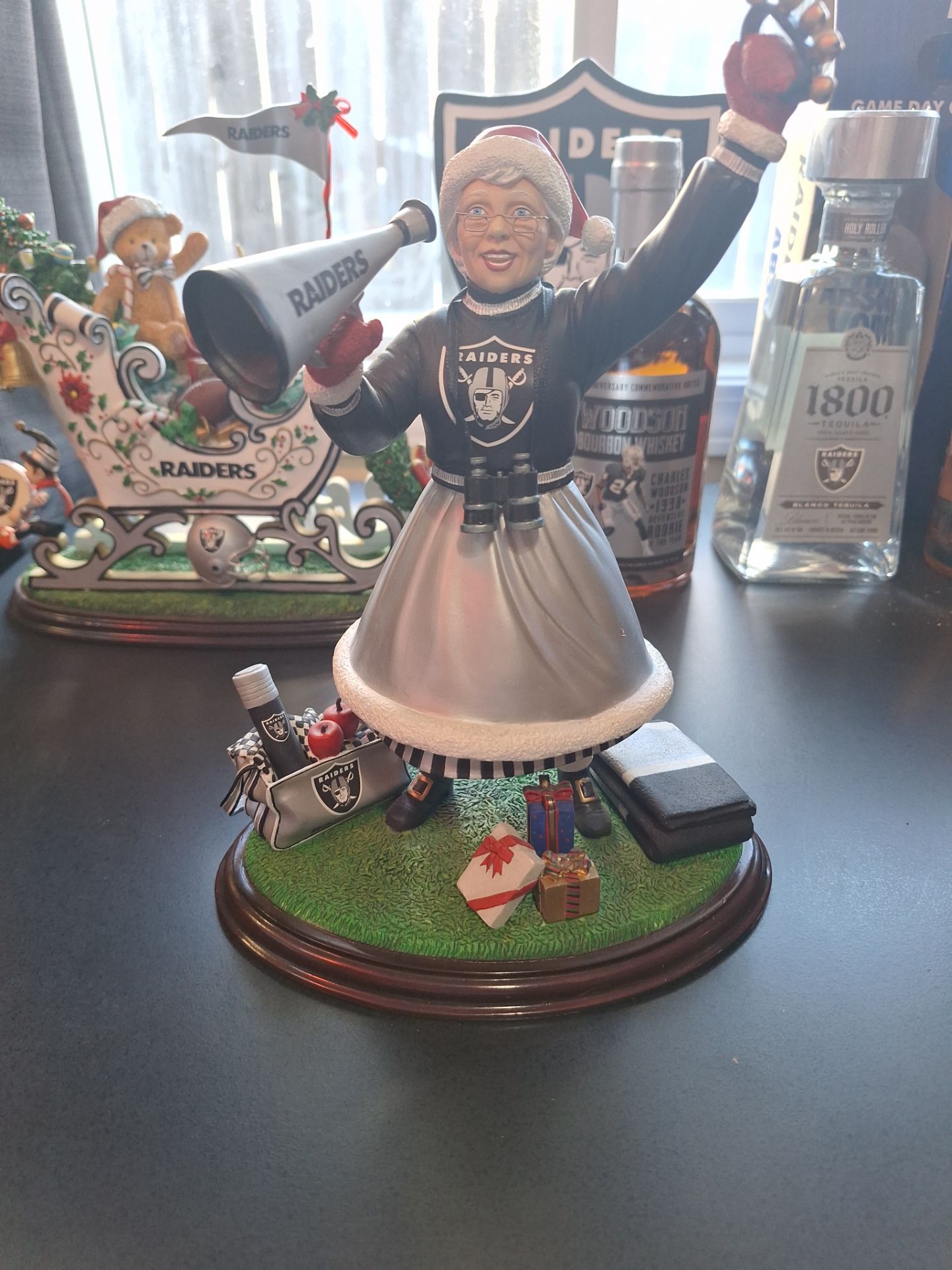 Danbury Mint Oakland Raiders Mrs Claus