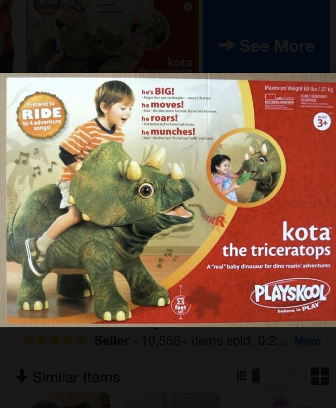 Playskool Kota The Triceratops Life Size Baby Dinosaur for Sale in Meridian, ID OfferUp