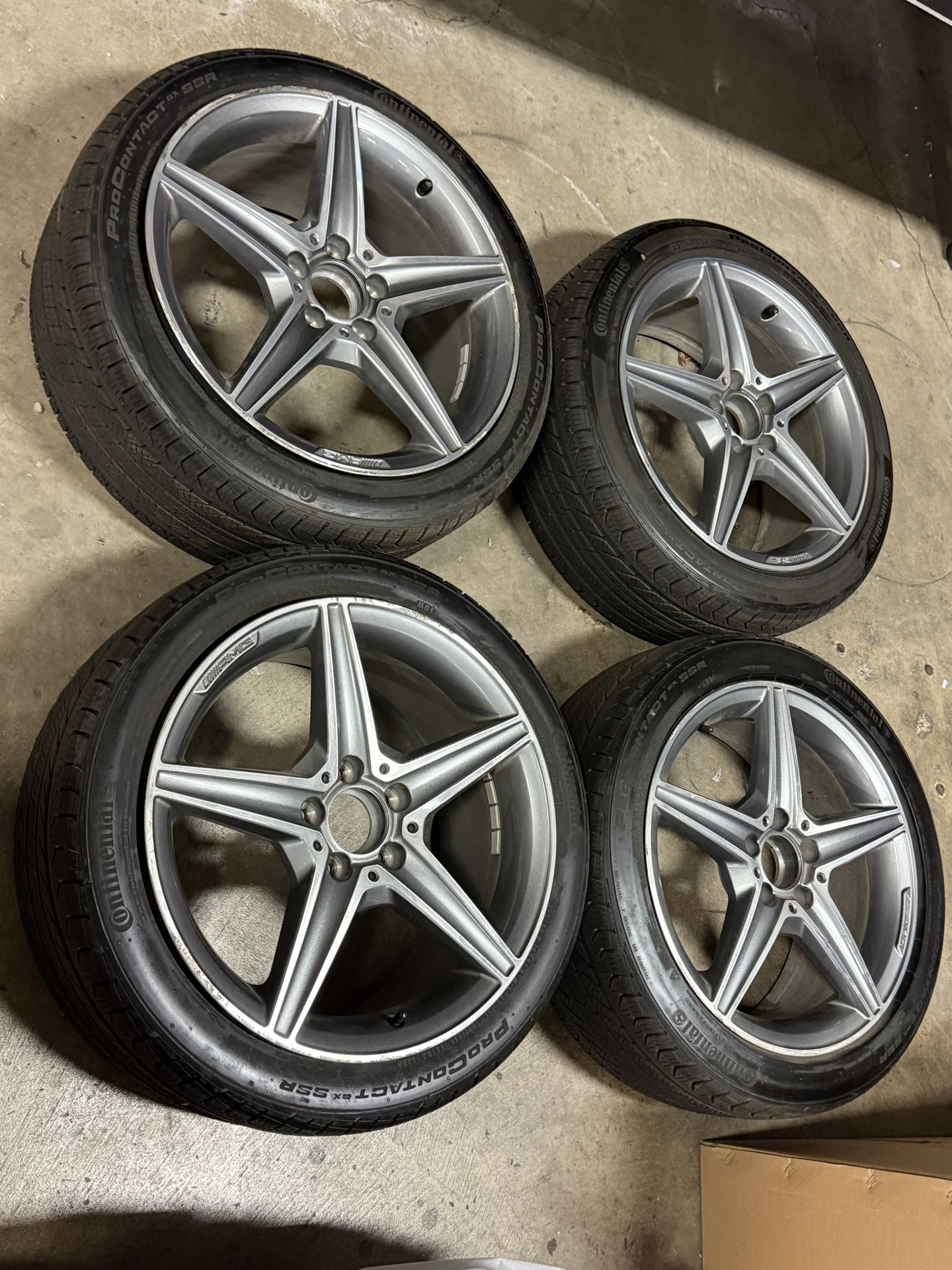 W205 Mercedes C300 C43 AMG Line Wheels for Sale in Orange, CA - OfferUp