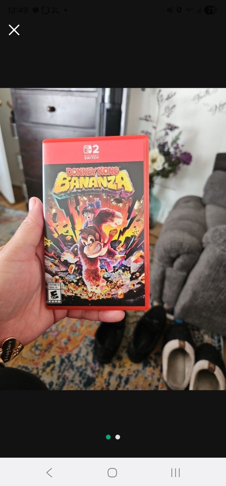 Donkey Kong Bonanza Switch 2. Played Once. Price Is Firm. No Lower No Trades