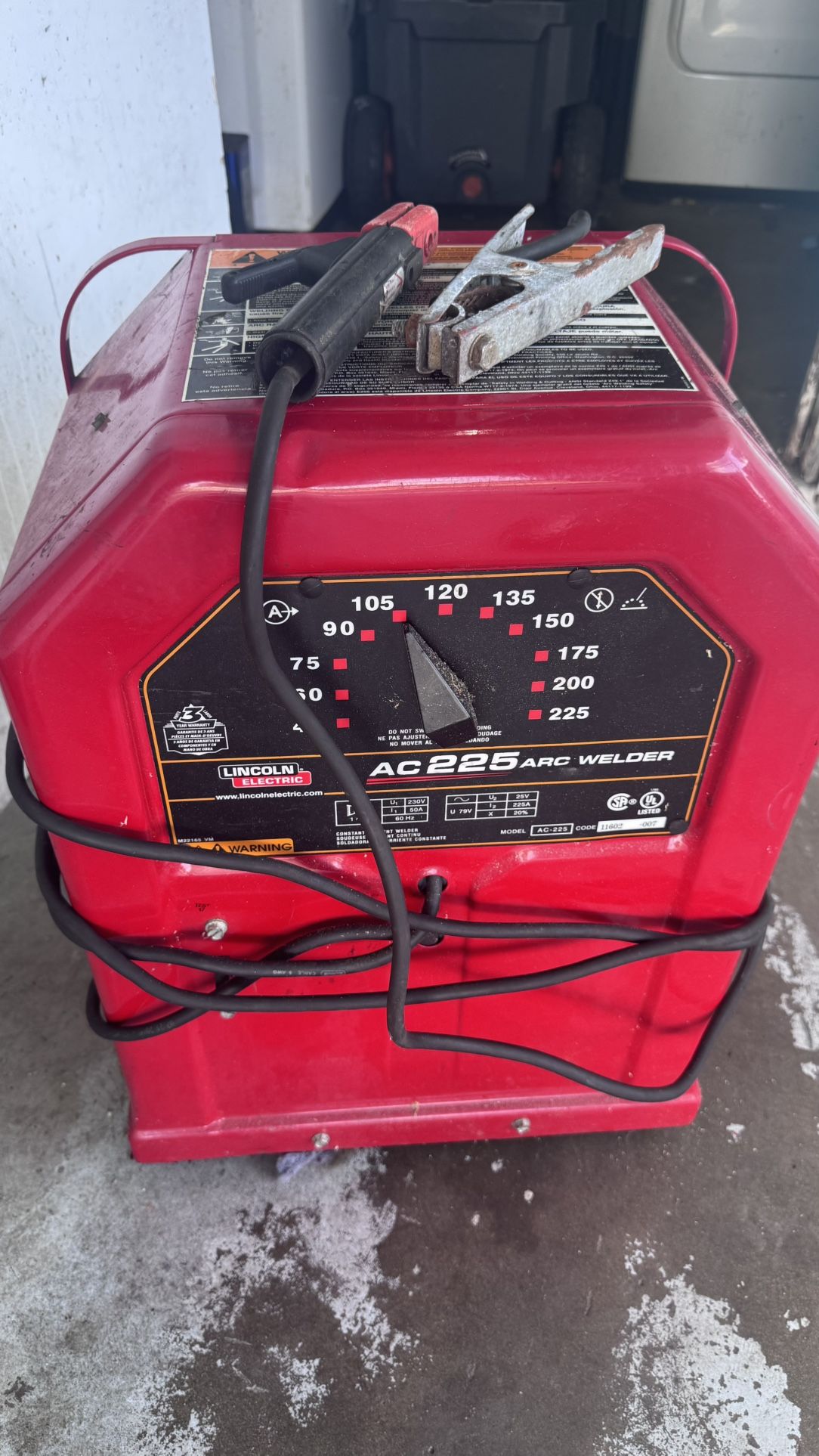 Lincoln electric ac 225 stick welder 