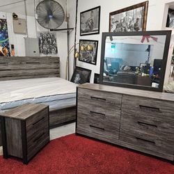 Gray King Size Bedroom Set 