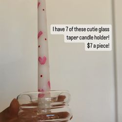 Cute Glass Candle Holder/ Vase