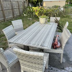 8 Seater Outdoor Table
