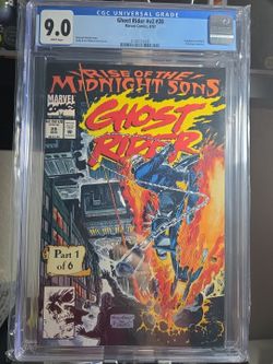 Ghost Rider #28 CGC 9.0-1st App Lilith, Caretaker & Cameo Midnight Sons