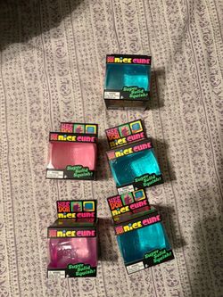 Nee Doh Nice Cube Squish Toys – Lot of 7