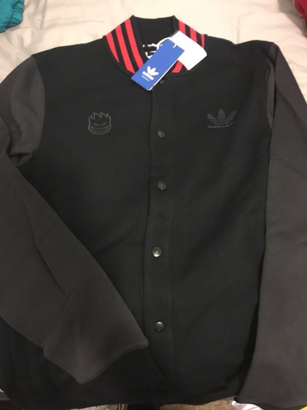 NEW Adidas Skateboarding Originals x SPITFIRE collab Jacket, Small & With TAGS!