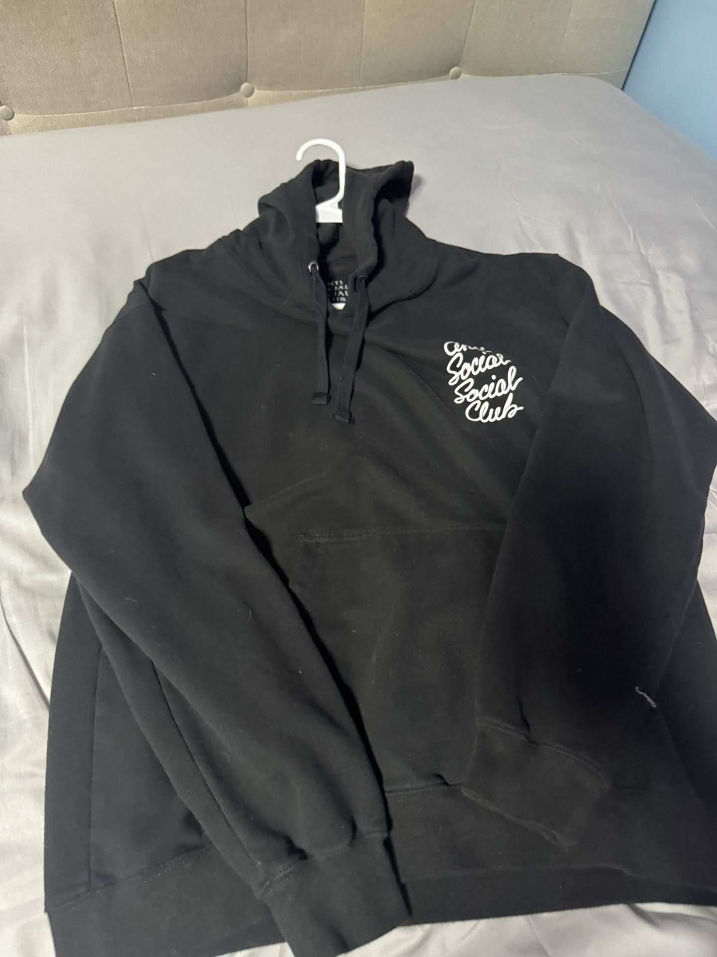 Anti social black hoodie men’s