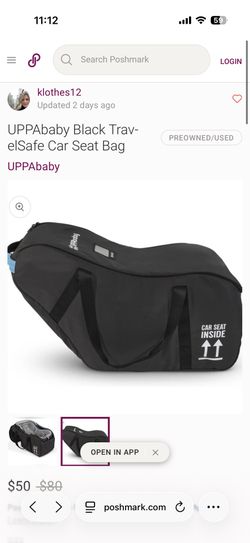 Uppababy Car Seat Travel Bag