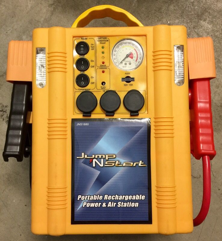 Jump N Start Portable Car Jumper with Air Compressor