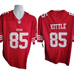 San Francisco 49ers George Kittle Jersey Red M-XL Size