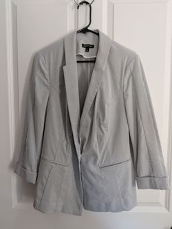 Lane Bryant Seersucker Blazer in size 18
