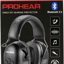 PROHEAR 037 Bluetooth 5.3 Hearing Protection Headphones New