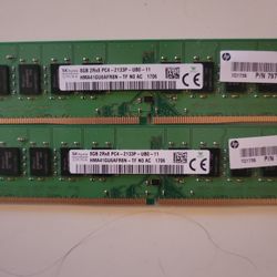 Two 8gb Ram Sticks