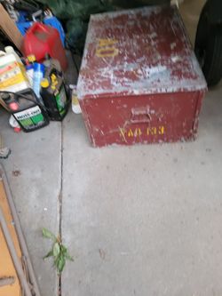 Metal box WWII
