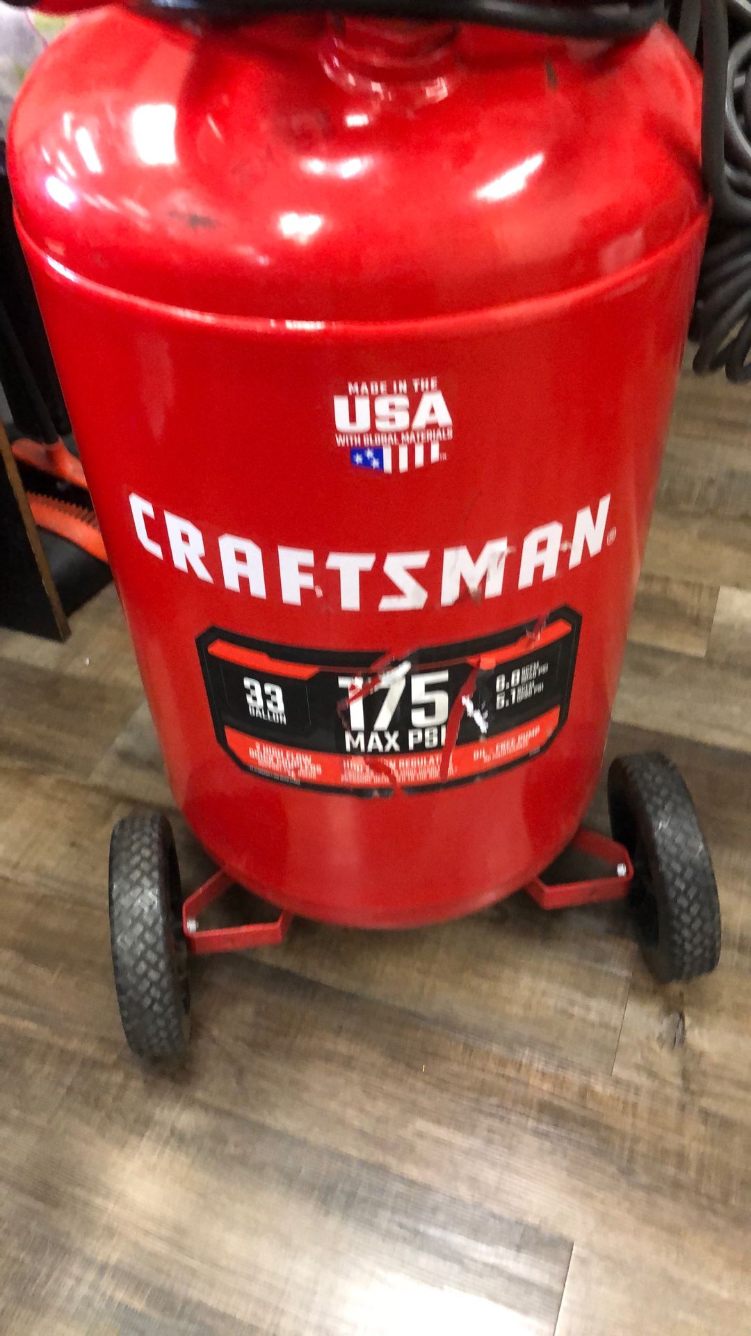 96091 Craftsman 33 Gallon Electric Air Compressor 587187