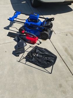40v kolbalt push mower and corded toro blower 265 firm see pictures details specs