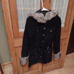 Rabbit Fur And Leather 