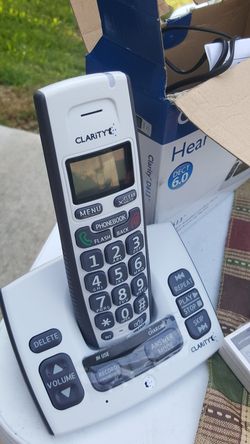 Hand telephone for home with large number