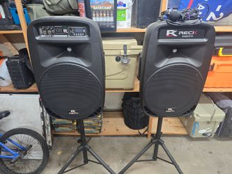 P A speakers