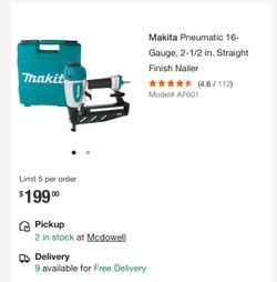 Brand new makita 16 Gauge Nailer 