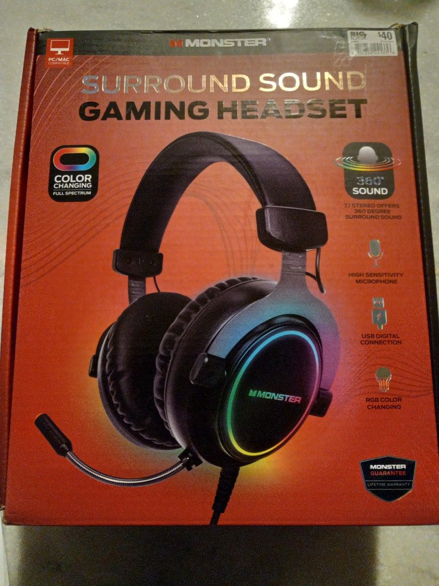 Monster Gaming Headset 