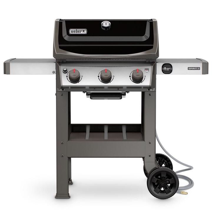 Weber Spirit II E-310 3-Burner Natural Gas Grill in Black