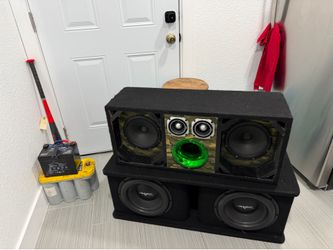 Car stereo full set up.