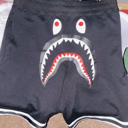 Bape Shark Sweat Shorts 
