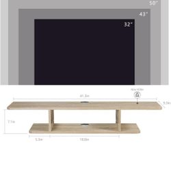 Floating Shelf, Wall Mounted Entertainment Center