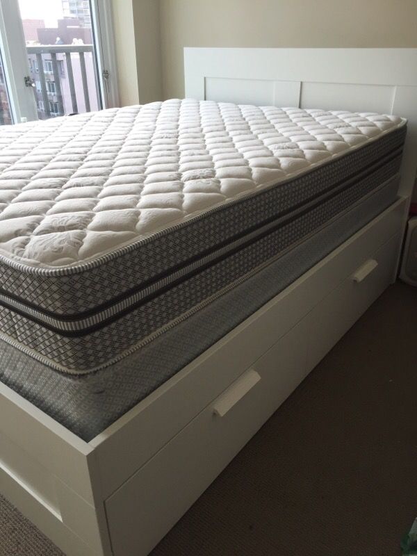 IKEA Brimnes full size bed set