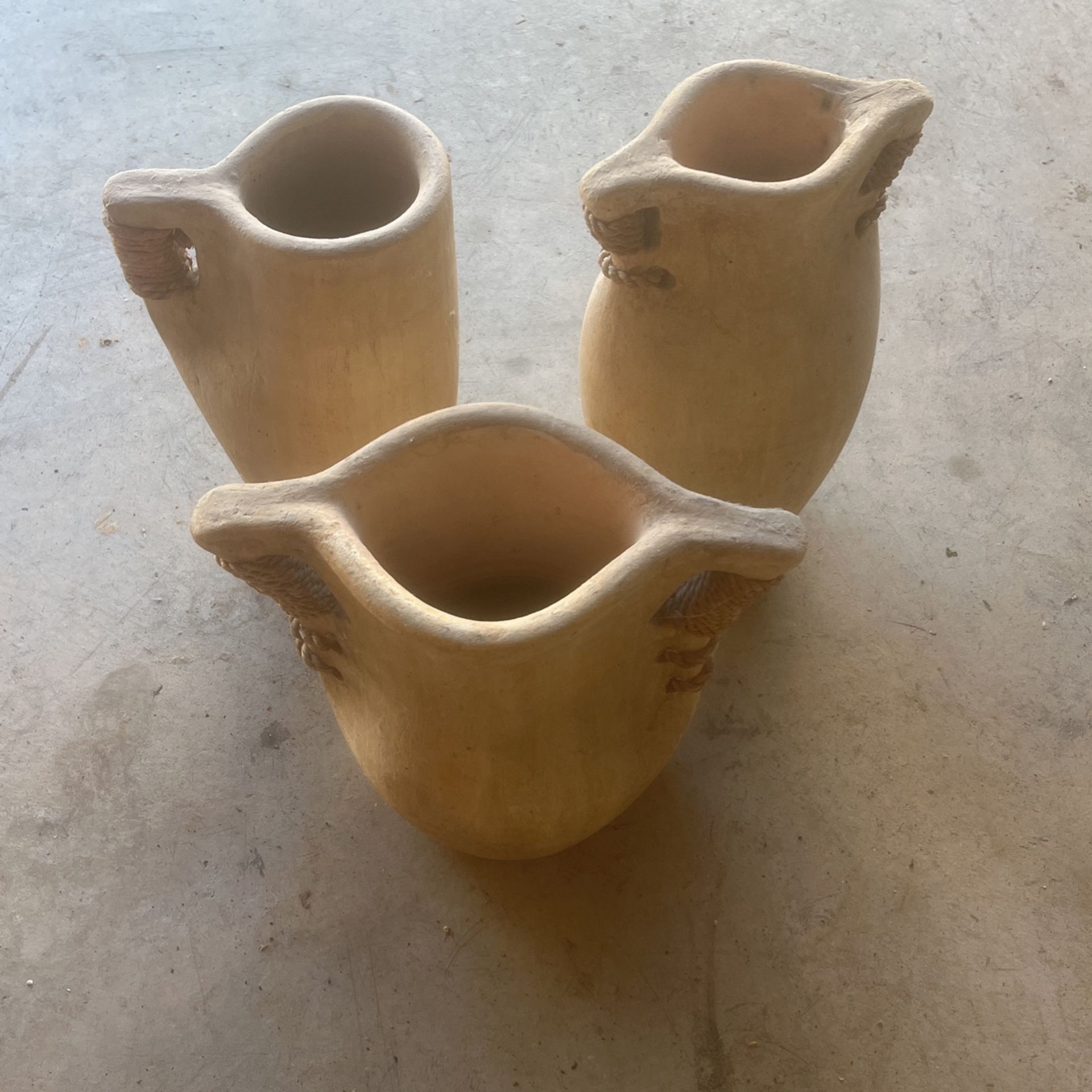3 Piece Ceramic Vases