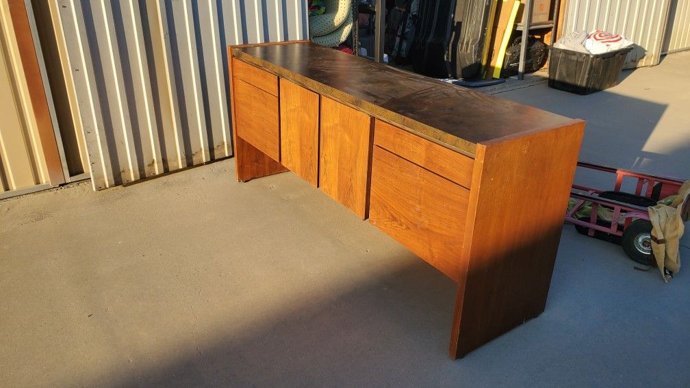 Kimball Office Mid-Century Modern Walnut Credenza