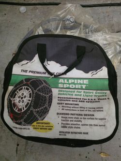 Alpine Sport SUV tire snow chains