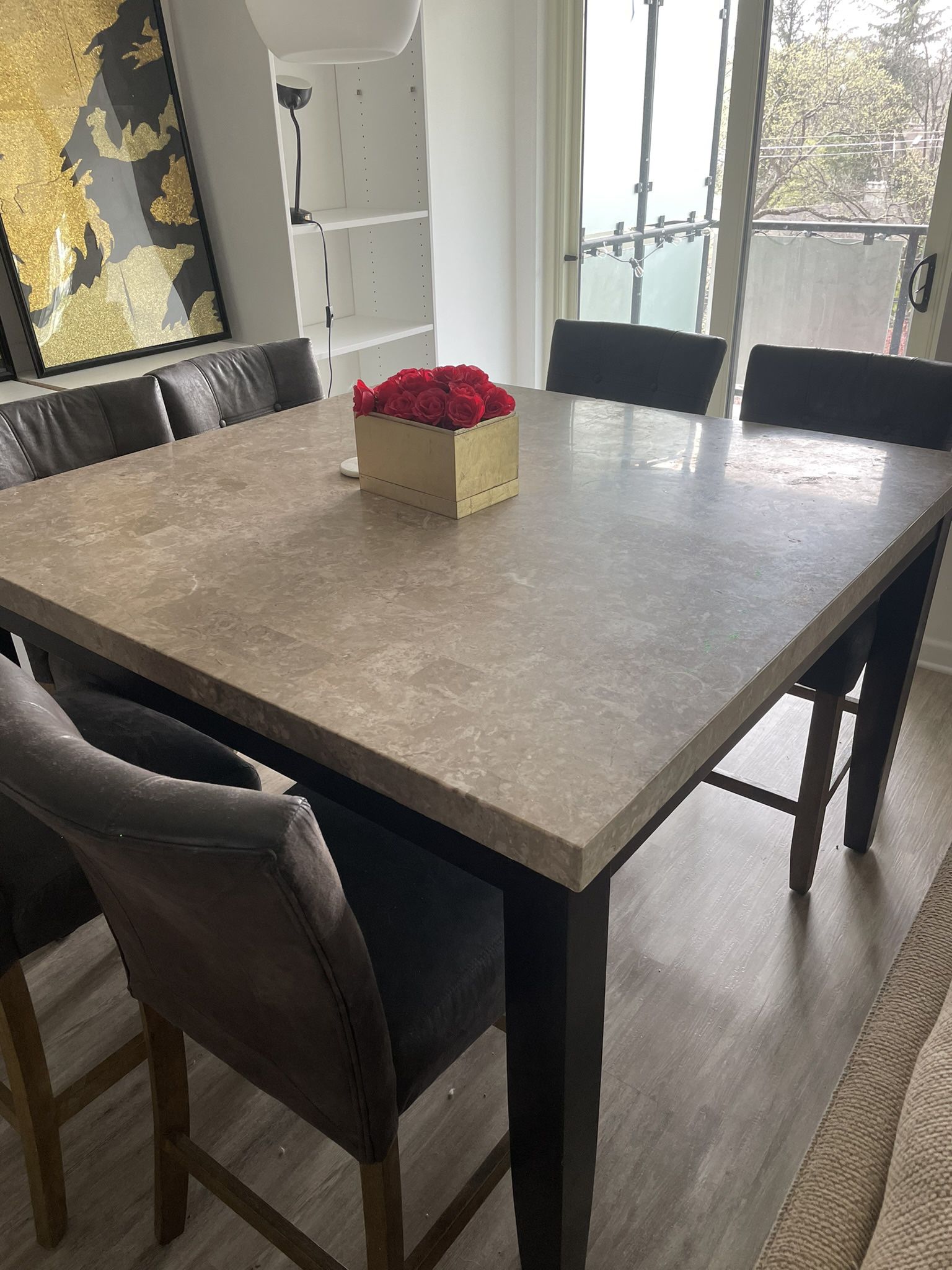 Stone Dining Table Seats 6