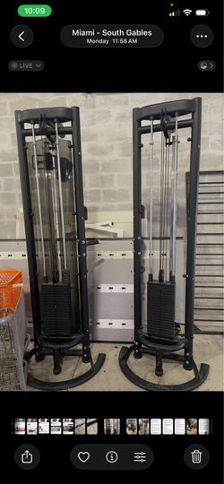 Puller cable work out tower machine