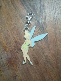 Tinker Bell Clip-On Charm Keychain