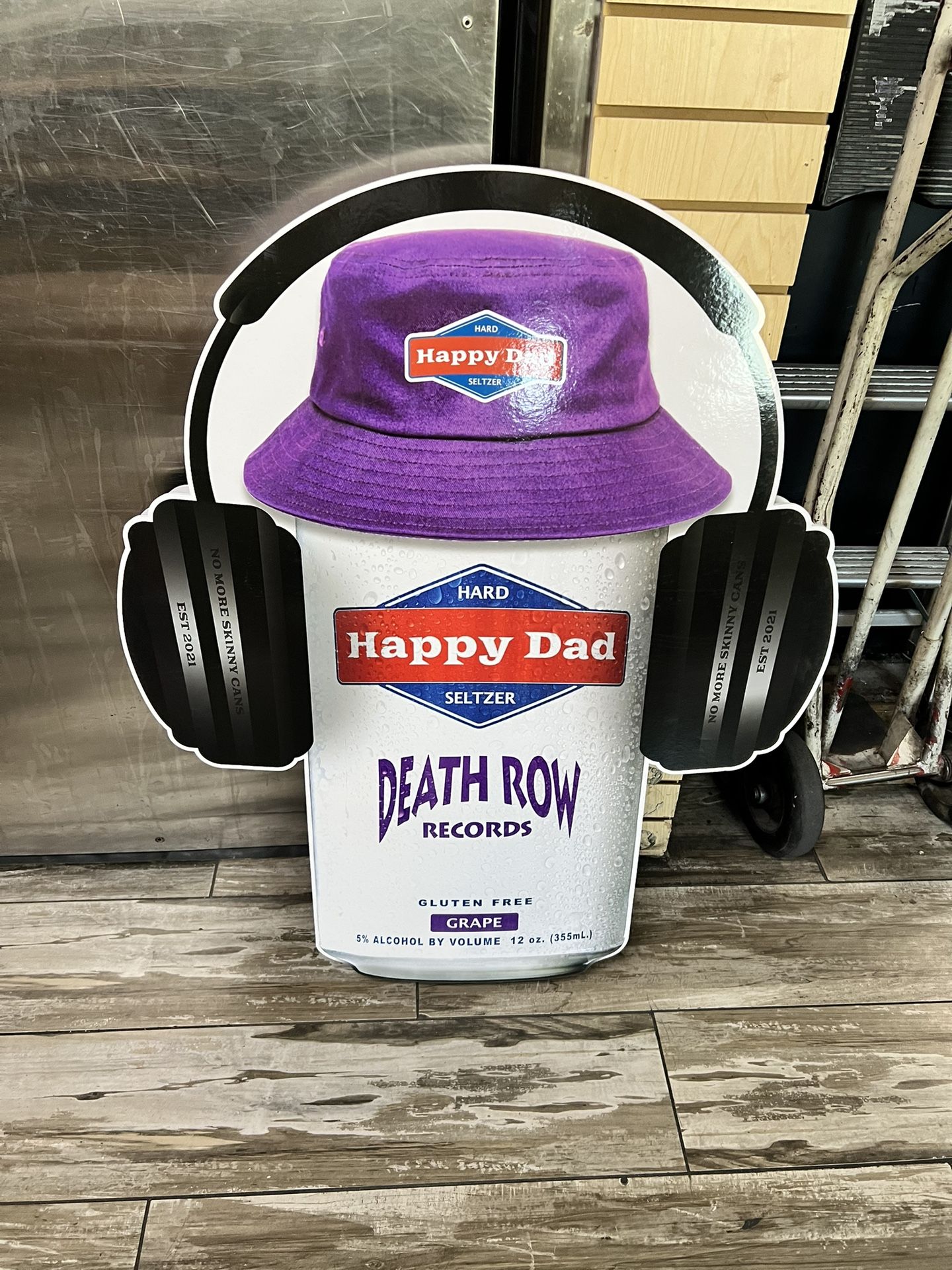 Happy Dad Death Row Records Corrugated Plastic Sign Snoop Dog 2pac Happy Dads Man Cave