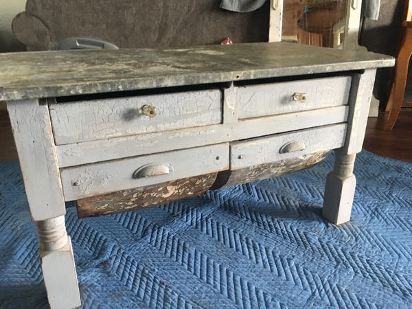 Antique Possum Belly Bakers Cabinet Repurposed To Coffee Table For Sale In Washougal Wa Offerup