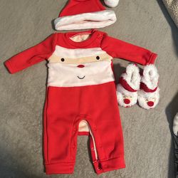 Christmas Outfit Size 3 Meses