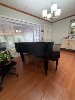 Pool table in piano