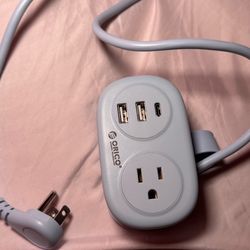 ORICO Travel Power Strip, 3.7FT Small Extension Cord,