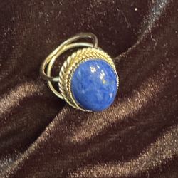 BLUE KRYSTAL RING
