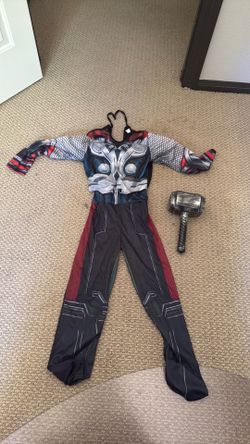 Thor costume and hammer - Halloween
