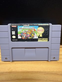 Super Mario Kart SNES Cartridge Game