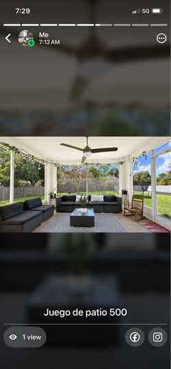 Patio set