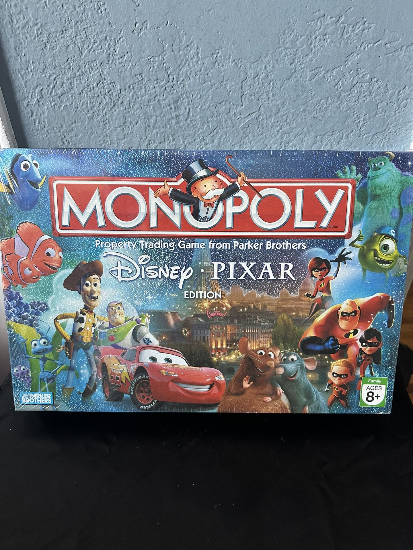 Disney Pixar Edition Family Monopoly Board Game 8+