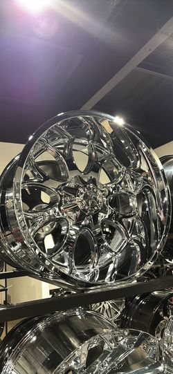 22x12 chrome wheels tires 8x170 ford